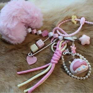 Vibrant Pink and Yellow Doll with Accessories